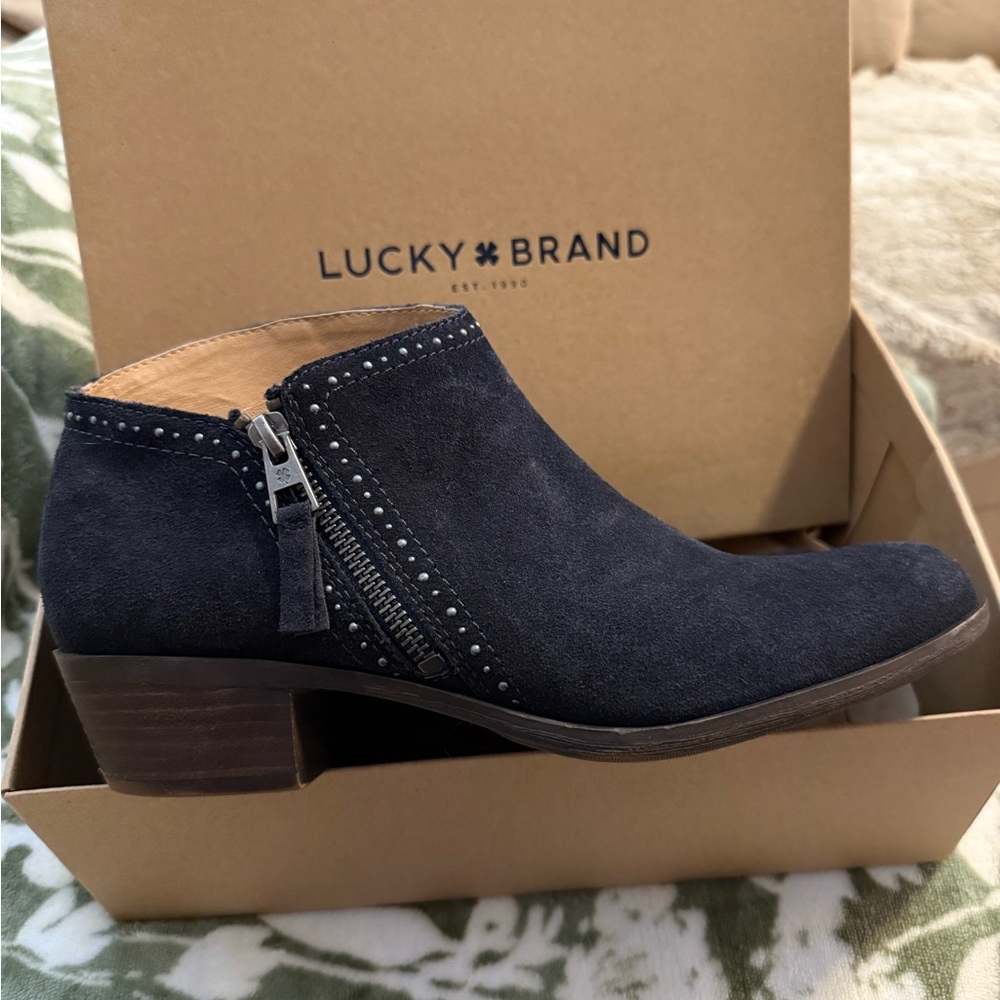 Lucky Brand Women's Blue Ankle Boots